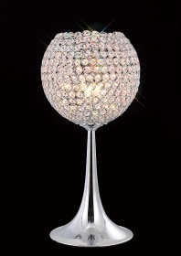 IL30194  Ava Crystal 53cm 3 Light Table Lamp